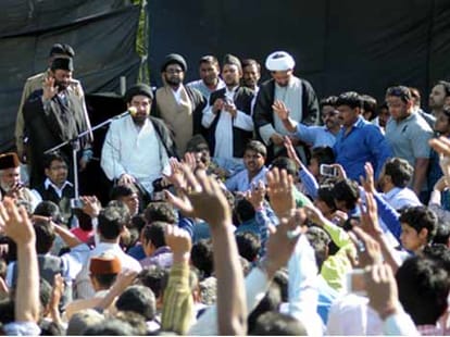 shia muslims protest against karbala case