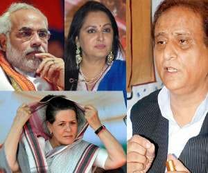 azam attacks modi, media sonia and jaya prada