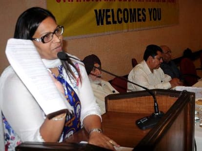 loksabha election: businessman and all party candidate meeting