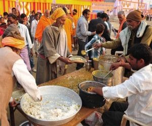 Bhandara on five april at Sanjuli