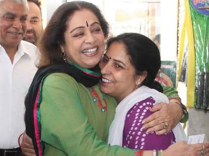 narendra modi win election, kiran kher also win