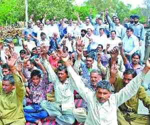 People protest against water price hike