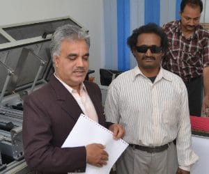 special arrangement for blind voters