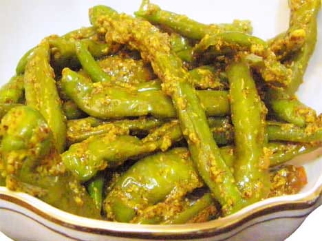 green chili pickle