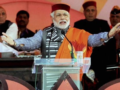 VK Singh adressed a rally in himachal