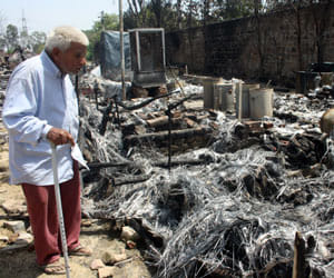 Fire in old age home, two died