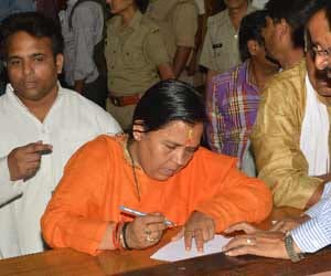 weath declaration by uma bharti