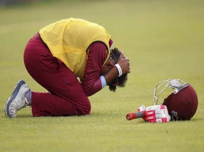 west indies lost 2 match in same days   