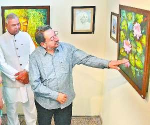 Painting Exhibition in Punjab Kala Bhawan