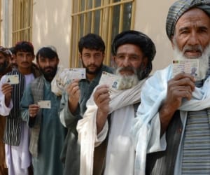 Afghan election commission workers sacked five thousand