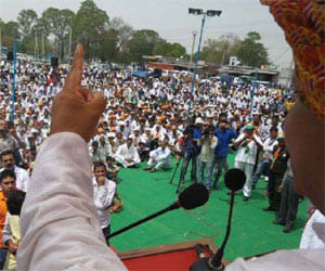 last day of election campaigning in delhi