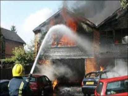 MLA's house turn to ashes with in a minutes
