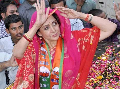 one more hema malini in the election fray of mathura