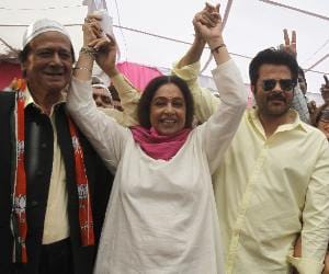 Loksabha Election 2014, Kiran Kher, Anil Kapoor, Chandigarh, BJP