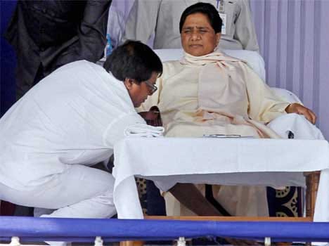 special arrangement for mayawati rally