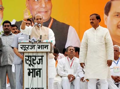 rajnath says bjp has launched modi missile to end casteism