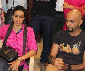 Raghu rushed to publicize the aam aadmi party candidate for Gul Panag