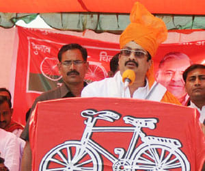 raja bhaiya's election railly in greater noida