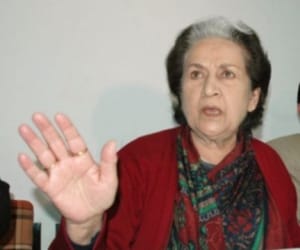 vidya stokes target bjp for hatkoti rohru road.