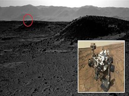 light seen on mars, could be ufo
