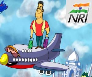 NRI run away to leave his wife