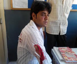 attack on congress polling agent