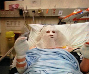 boy sets ablaze himself to save his smartphone