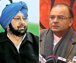 arun jaitley website closed, reason says captain amrinder singh