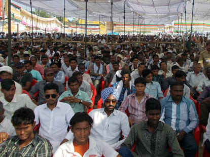 manmohan singh rally in pilibhit