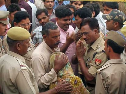 disturbances in muradabad after rape and murder of child