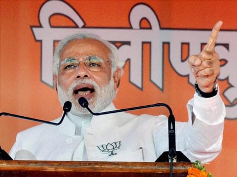 narendra modi interview at tv channel