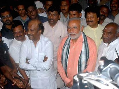 modi meeting with rajnikant