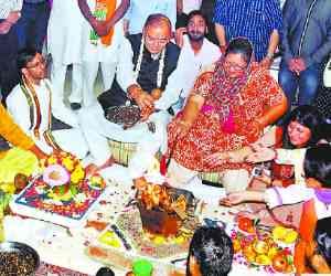 Grah pravesh of Jaitley new home in amritsar