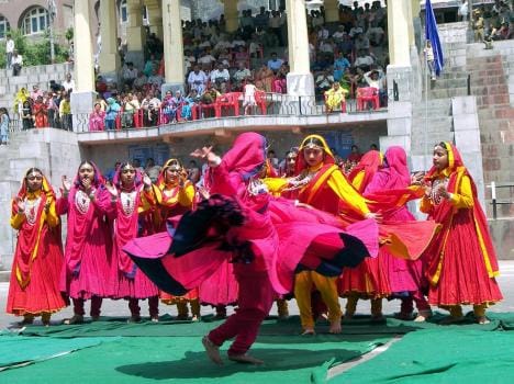 Himachal Day celebration on ridge shimla