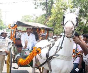 after voting javed jafri reached mumbai