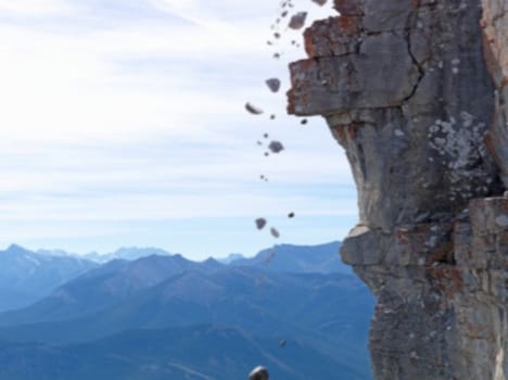 Life got buried under rocks!