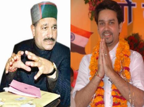 Anurag thakur and mohan lal brakata fill nomination
