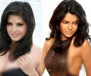 Sherlyn chopra and suny levone now face to face