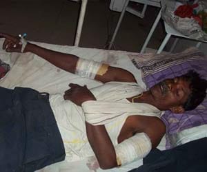 dacoits attacked and threatened to vote in favor of candidate