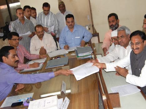 nishank file nomination in haridwar