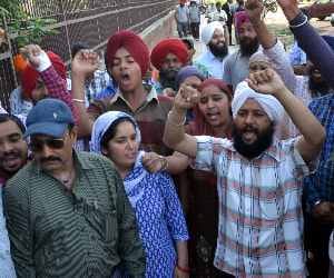 beating of Khuspreet killers in court campus 