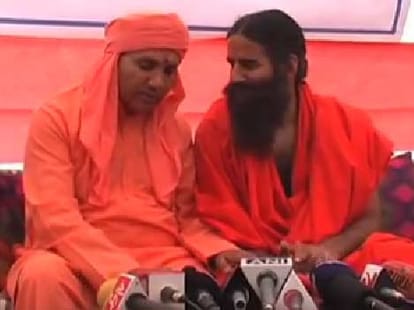 Ramdev caught on camera discussing money with BJP candidate