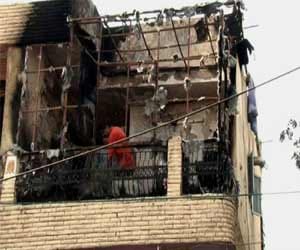 Fire breaks in house, woman jumped from second floor