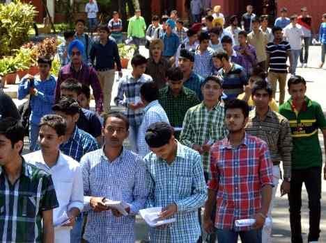 cheating in hnb pg college entrance exam