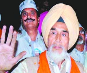 aap convener meeting with kanshi ram sister in ropar