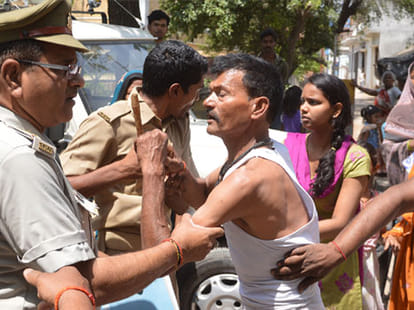 disturbance in allahabad