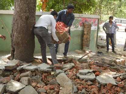 disturbance in allahabad