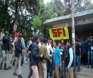 SFI started its sign campaign against RUSA system