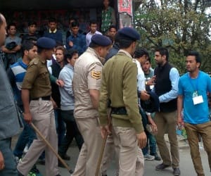 riot in hp university