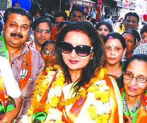 poonam dhillon campaign in arun jaitley